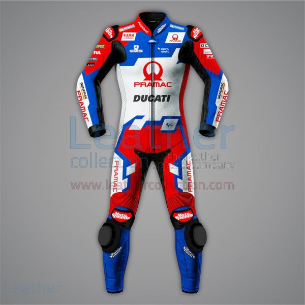 ducati one piece leathers front view