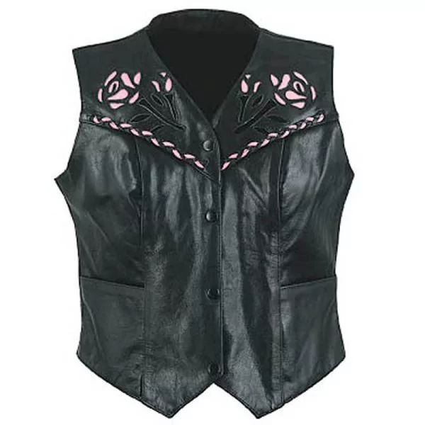 Leather Vest Ladies