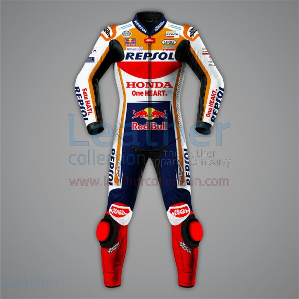 Marc Marquez Honda Bike Leathers MotoGP 2022 front view
