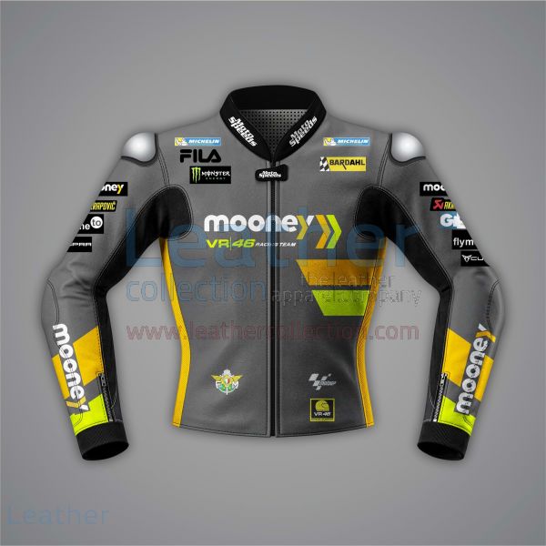 Marco Bezzecchi Motorcycle Racer Jacket VR46 Racing Team front view