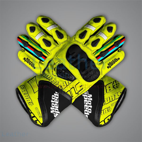 Neon Yellow Motorcycle Gloves