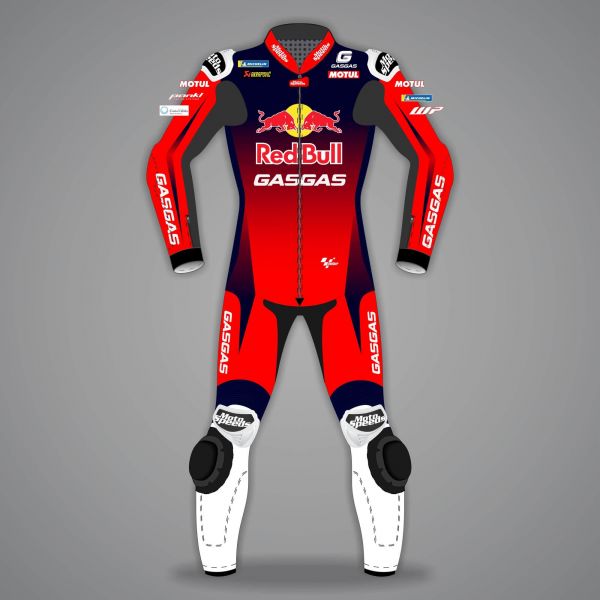 Pedro Acosta Race Suit Red Bull MotoGP 2024 front view