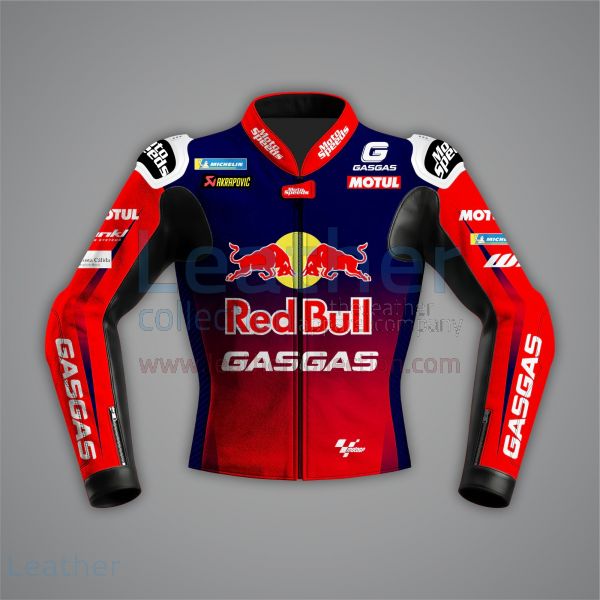 Pedro Acosta Red Bull Leather Biker Jacket MotoGP 2024 front view