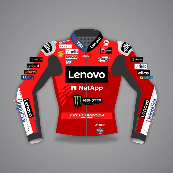 フランチェスコ・バニャイアの赤いレザージャケットを手に入れよう！