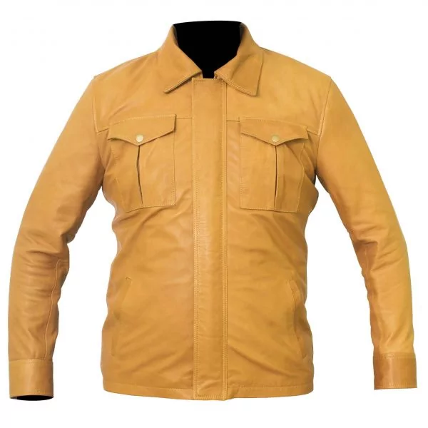 Leather Jacket Camel