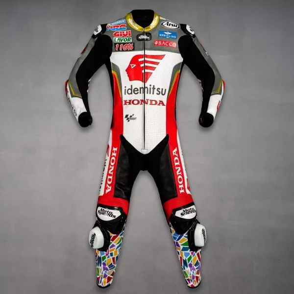 Leather Track Suit Motorcycle