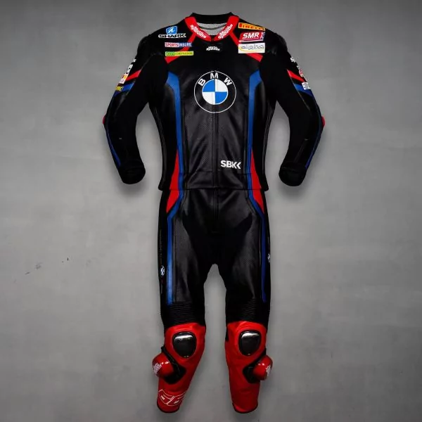 トム・サイクス モーターサイクルレーシングスーツ BMW モトラッド WSBK 2019 レプリカ 正面
