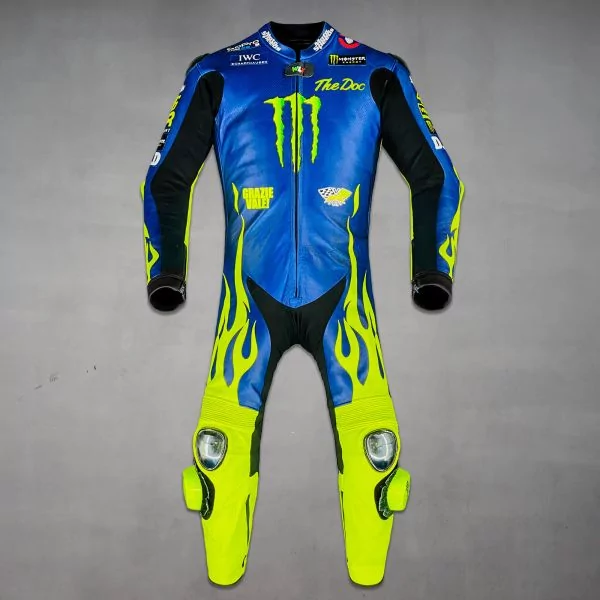 VALENTINO キッド ラクーン コート ホースレザー XXL AA156 Valentino Rossi MotoGP Racing Suit Yamaha 2024