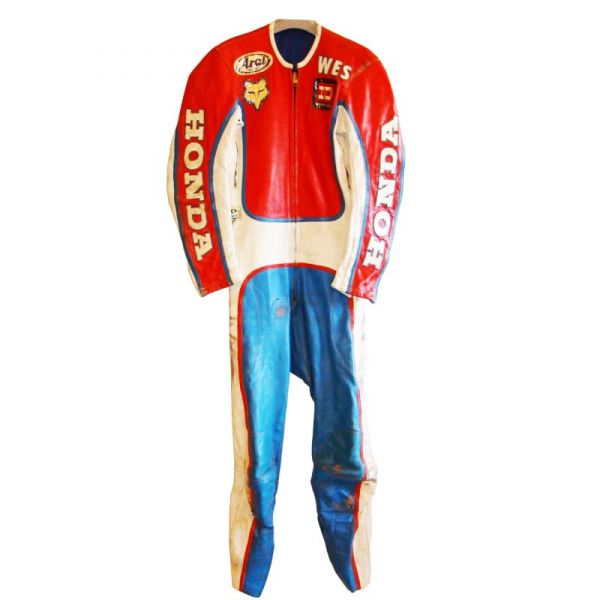 Wes Cooley Honda AMA Motorcycle Leathers Wes Cooley Honda