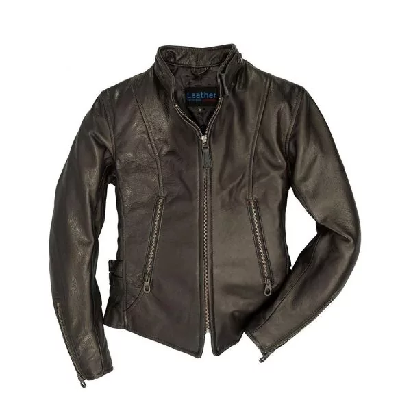 Cafe Racer Leather Jacket