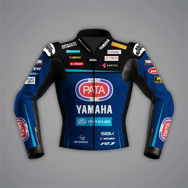 Xavi Vierge Pata Yamaha WSBK 2026 Leather Jacket-Racing|Shop