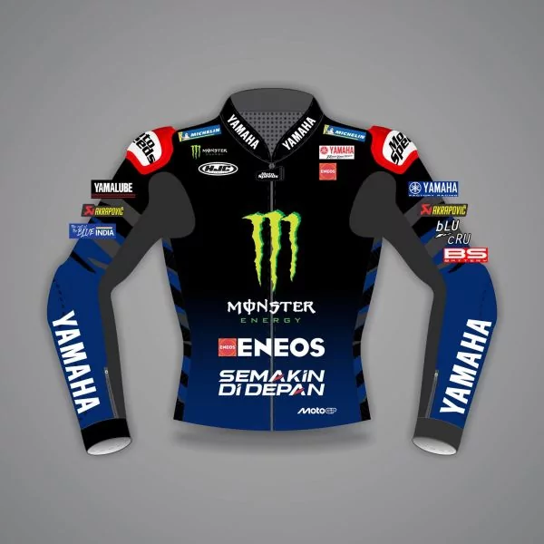 YAMAHA MotoGPジャケット プロテクター付き Elevate Your Ride with the Yamaha Race Jacket Today!