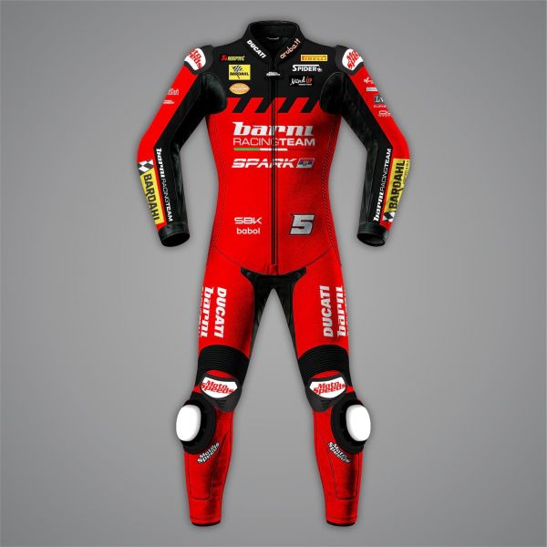 Yari Montella WSBK Racing Suit Ducati 2026 front view