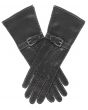 Long leather gloves lady