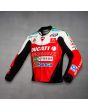 Troy Bayliss Vintage Ducati Leather Jacket WSBK 2001 left view