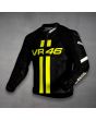Valentino Rossi Giacca VR46 di Pelle Vista a sinistra