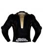 Chaqueta de cuero moto hombre Vista trasera