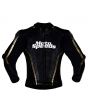 Chaqueta De Cuero Moto Hombre
