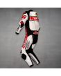 Traje Carreras De Motos Vista posterior lateral