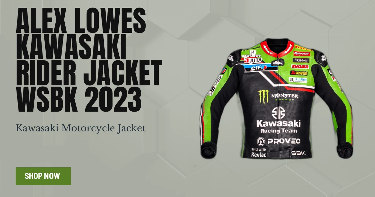 Alex Lowes Kawasaki WSBK Racing Jacket 2023 - Race Replica