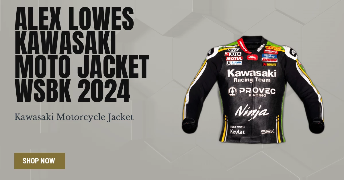 Alex Lowes WSBK Racing Jacket Kawasaki 2024 - Race Replica