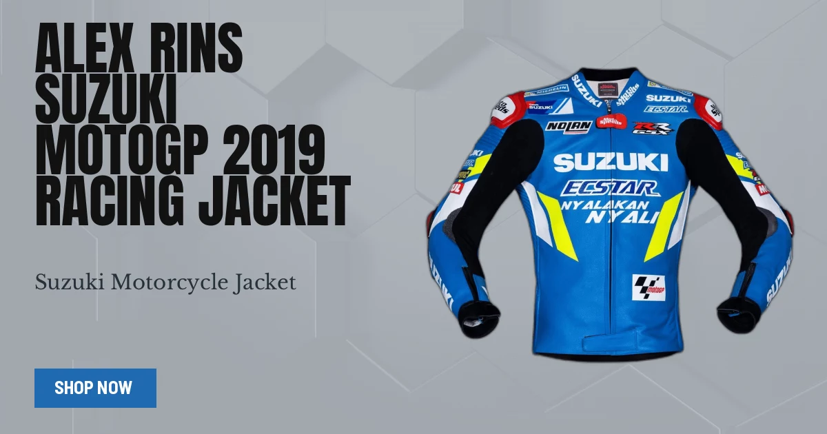 Alex Rins MotoGP Racing Jacket Suzuki 2019 - Track Ready Fit