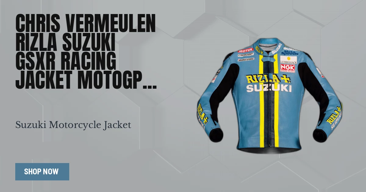 Chris Vermeulen MotoGP Racing Jacket Suzuki 2008 - Race Fit