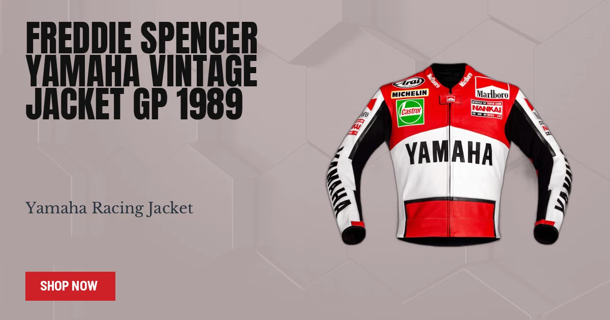 Freddie Spencer MotoGP Racing Jacket Yamaha 1989 - Race Fit