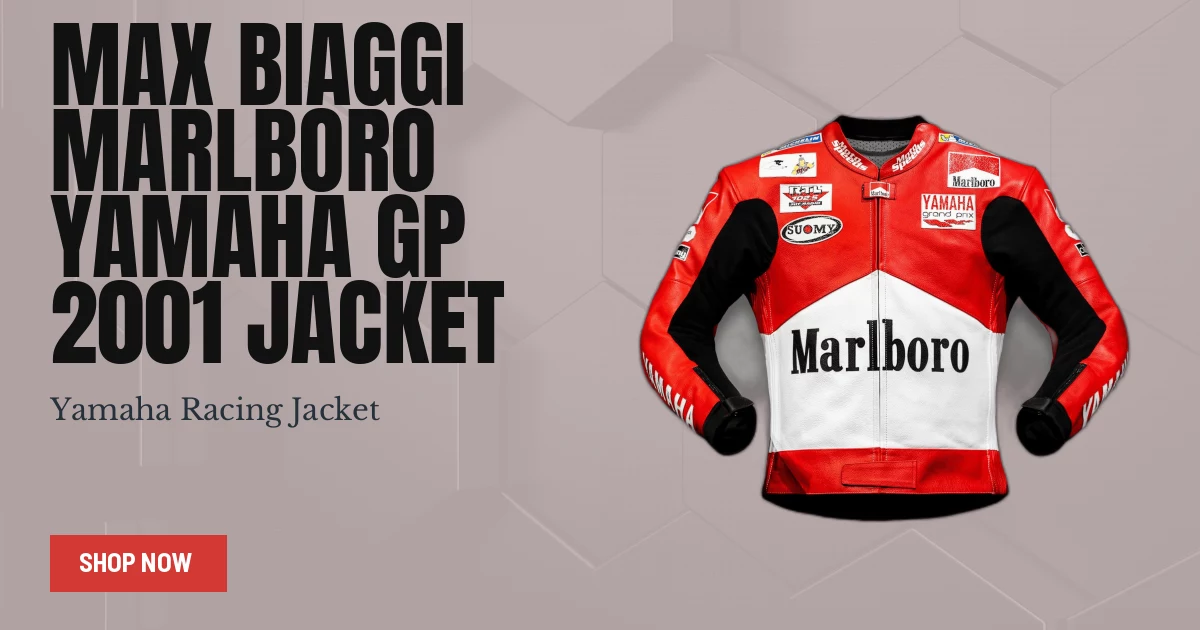 Max Biaggi MotoGP Racing Jacket Yamaha 2001 - Race Replica