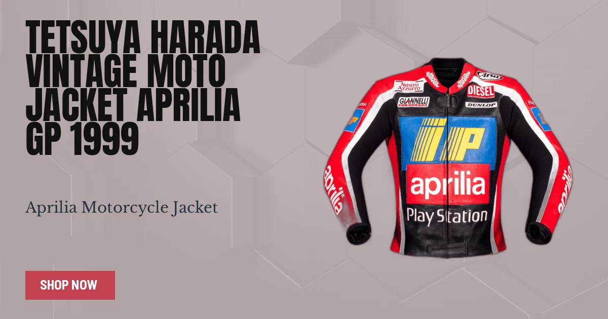 Tetsuya Harada MotoGP Racing Jacket Aprilia 1999 - Race Fit