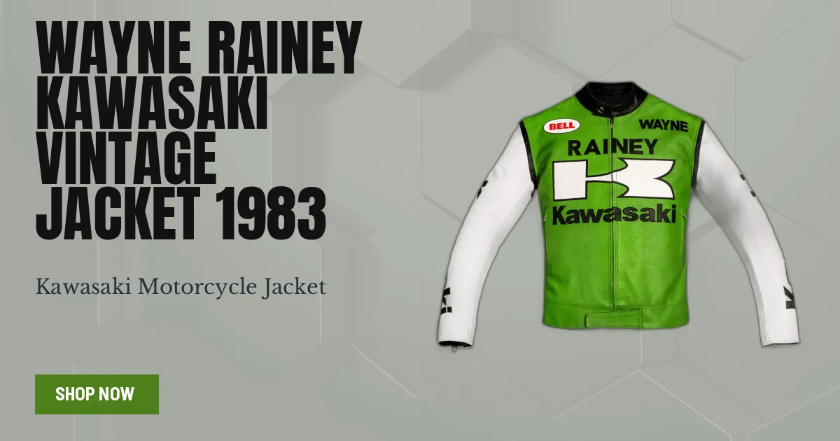 Wayne Rainey MotoGP Racing Jacket Kawasaki 1983 - Race Fit