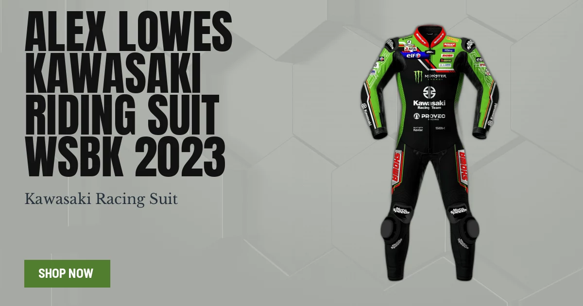Alex Lowes WSBK Racing Suit Kawasaki 2023 - Season Livery