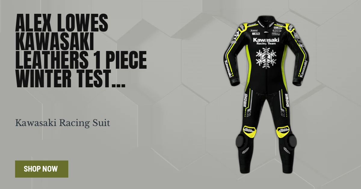 Alex Lowes WSBK Racing Suit Kawasaki 2023 - Replica Race Fit