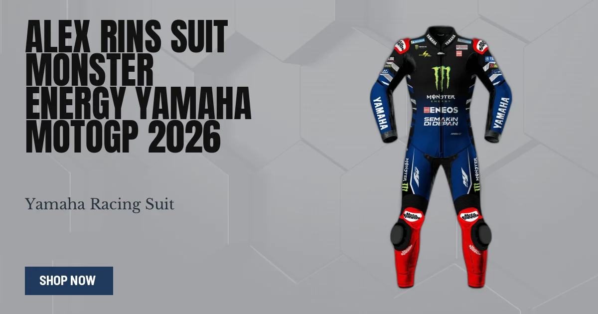 Alex Rins MotoGP Racing Suit Yamaha 2026 - Replica Race Fit