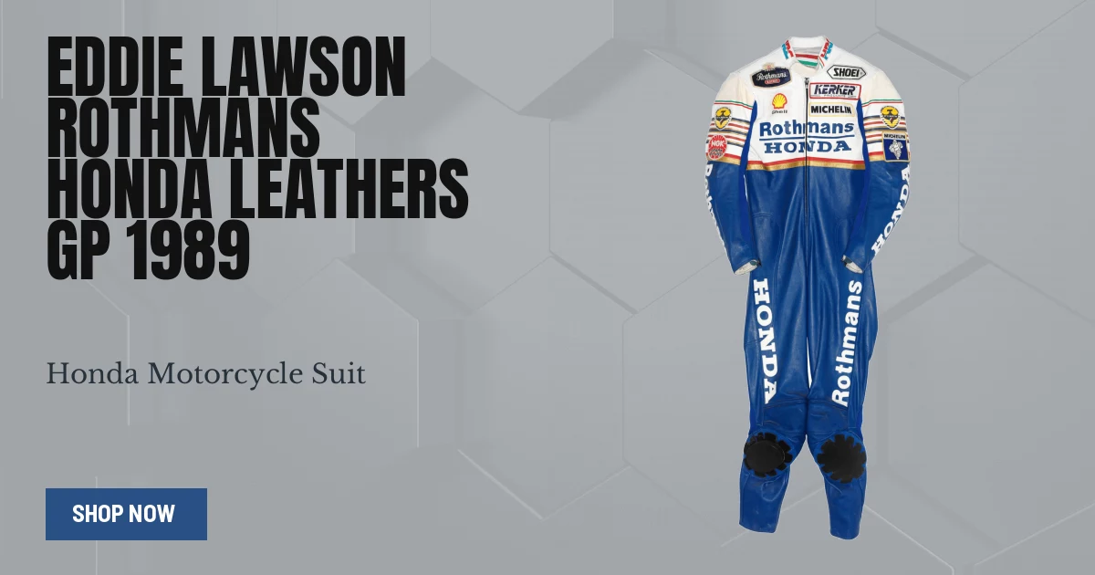 Eddie Lawson Rothmans Honda Leathers MotoGP 1989 - Race Fit