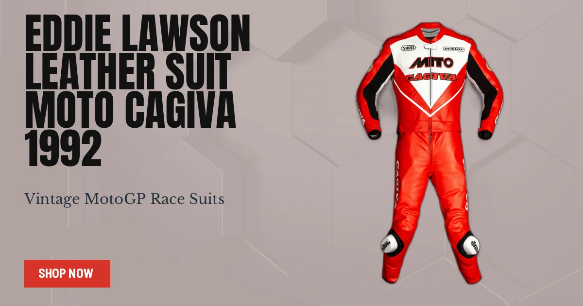 Eddie Lawson MotoGP Racing Suit Cagiva 1992 - Season Livery