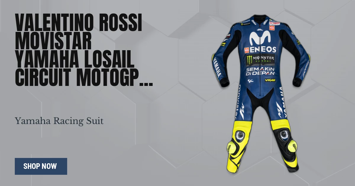 Valentino Rossi MotoGP Racing Suit Yamaha 2018 Cowhide