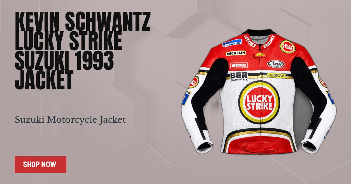 Kevin Schwantz MotoGP Racing Jacket Suzuki 1993 - Race Fit