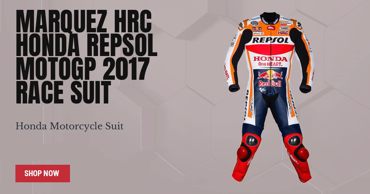 Marc Marquez MotoGP Racing Suit Honda 2017 - Rider Replica
