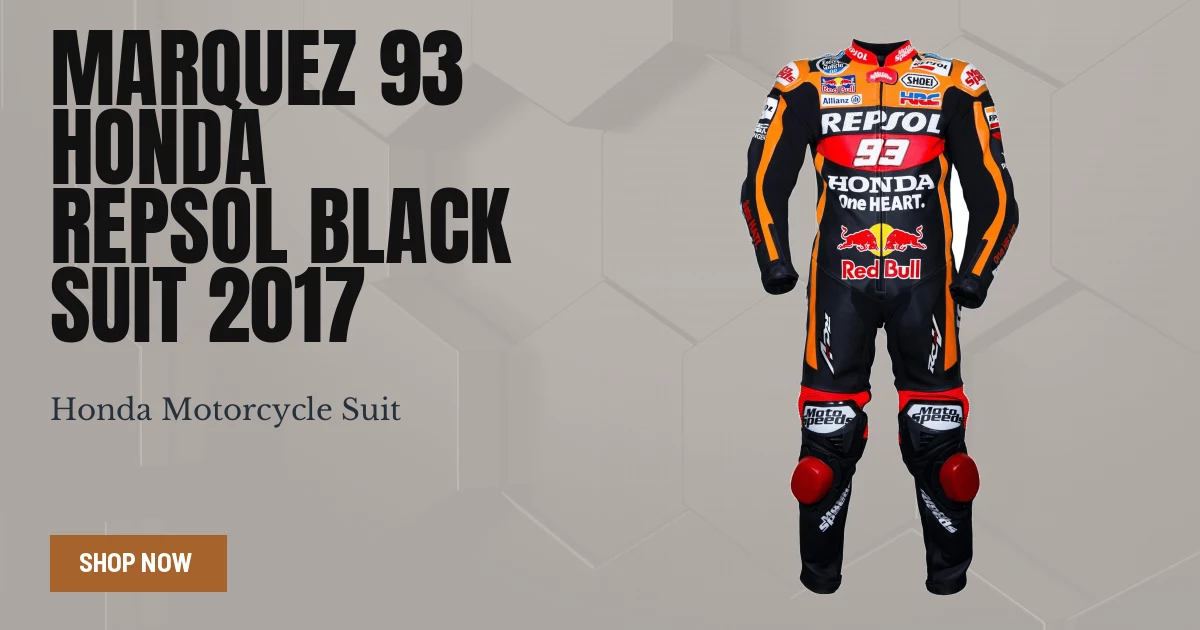 Marc Marquez MotoGP Racing Suit Honda 2017 - Track Ready Fit