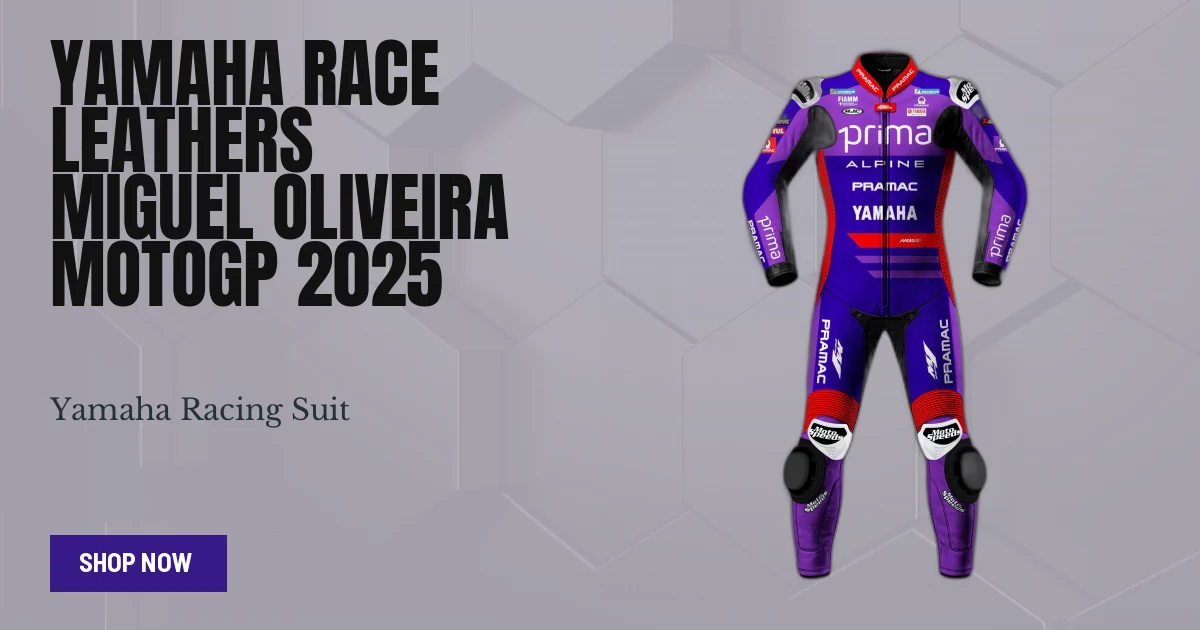 Miguel Oliveira MotoGPレーシングスーツ Yamaha 2025 - レースフィット