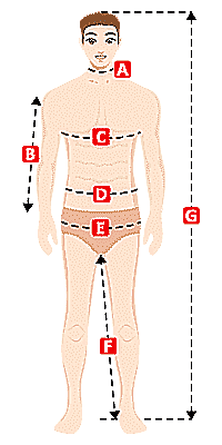 Size Chart Men Suit